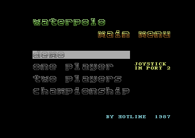 Water Polo screenshot 3 for Commodore 64